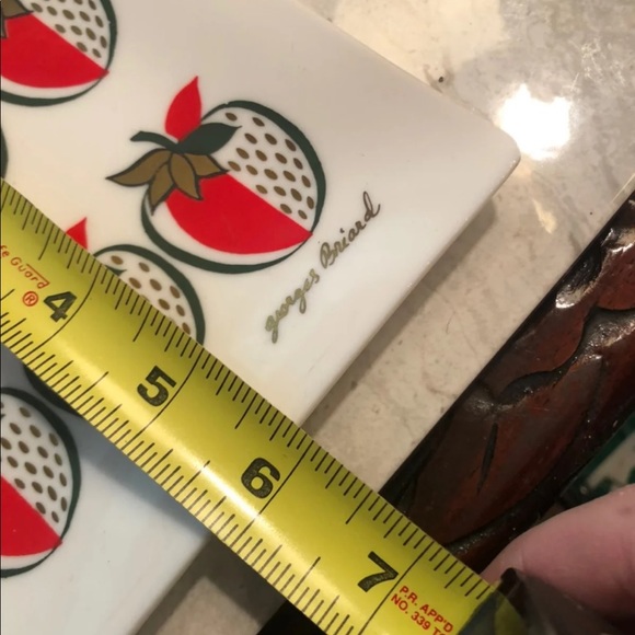 Vintage Georges Briard Glass Plates - Picture 5 of 6